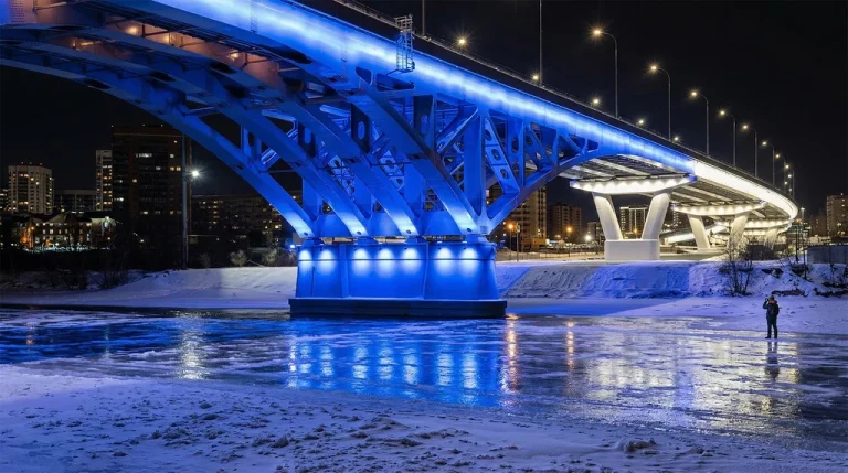 Volga River Bridge Architectural Lighting Project | Structural Illumination